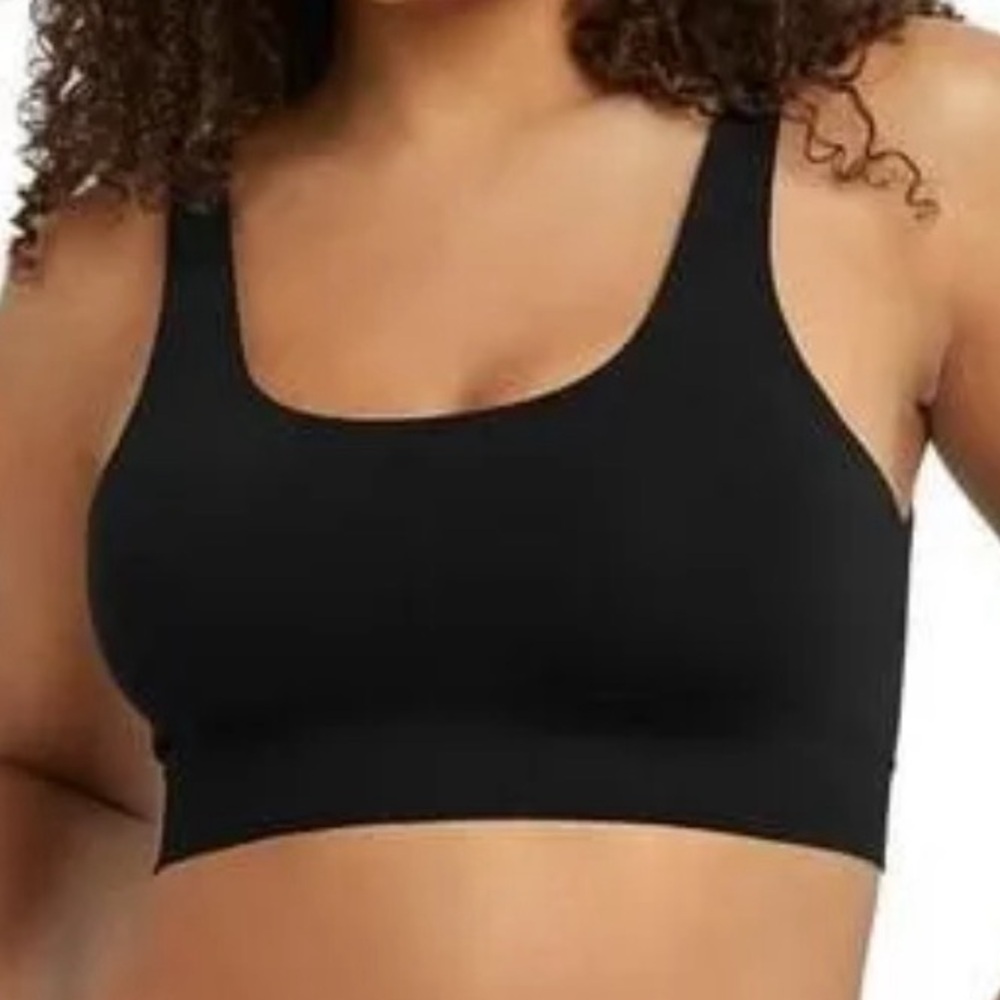 Maidenform Seamless Scoop Crop Bralette Black Women's NWT - Picture 7 of 7